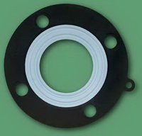 EPDM Gasket with PTFE Film Bonded to Rubber